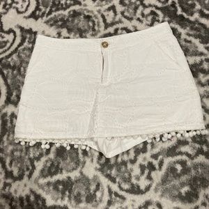 Lily Pulitzer white cotton skirts